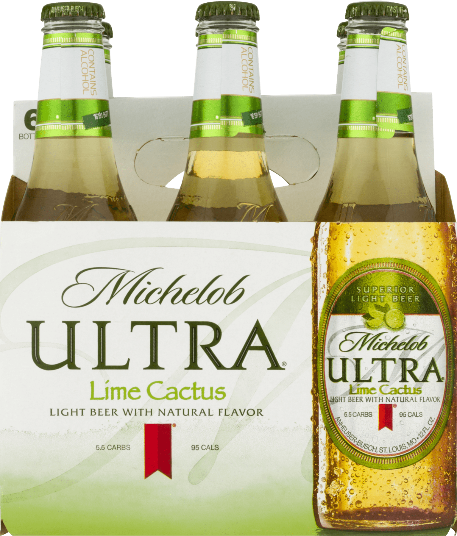 Michelob Ultra Lime Cactus Beer Pack PNG Image