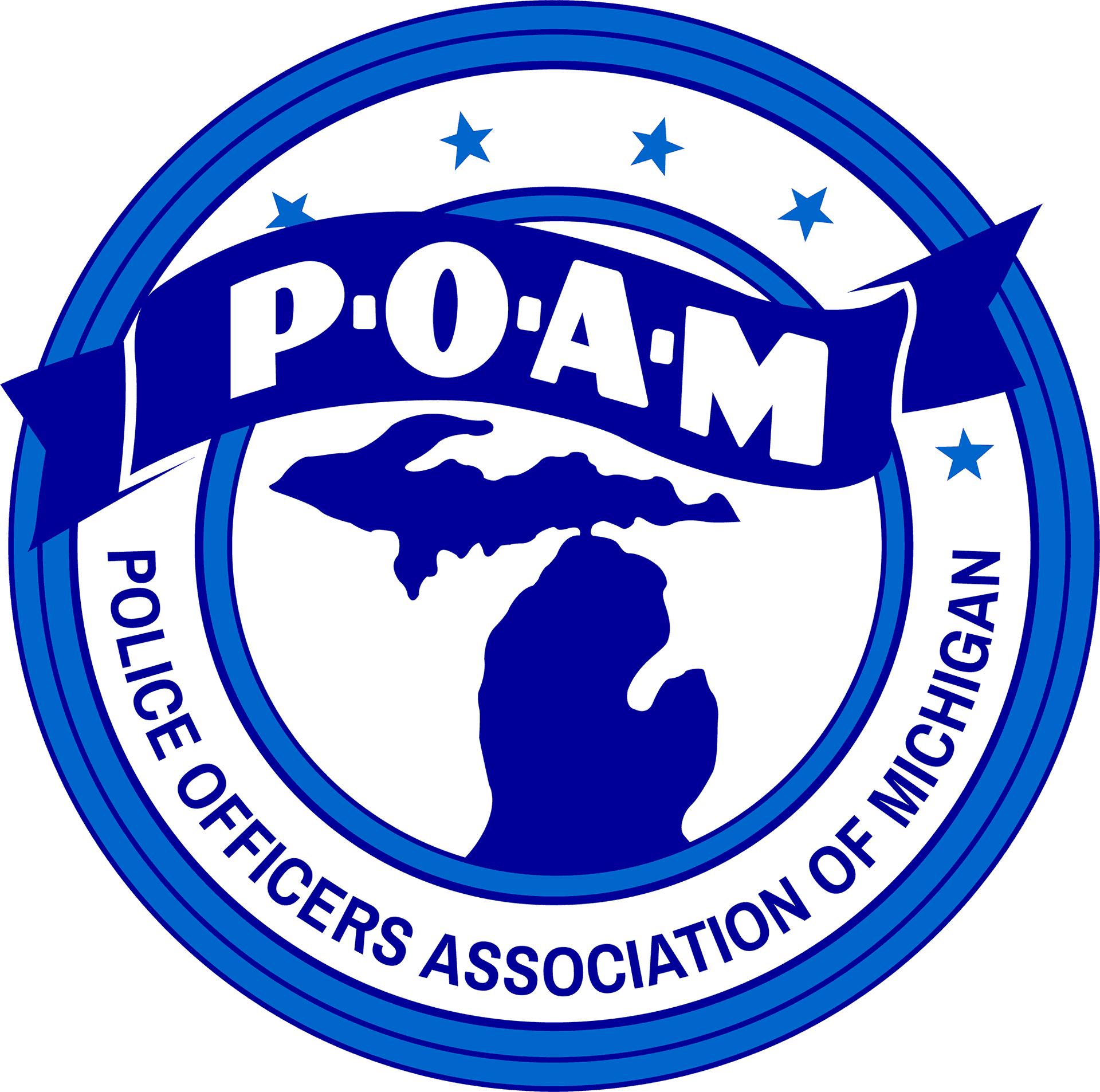 Michigan Police Officers Association Emblem PNG Image