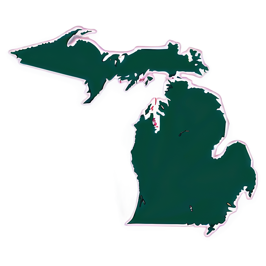 Michigan State Outline Png Lcm PNG Image