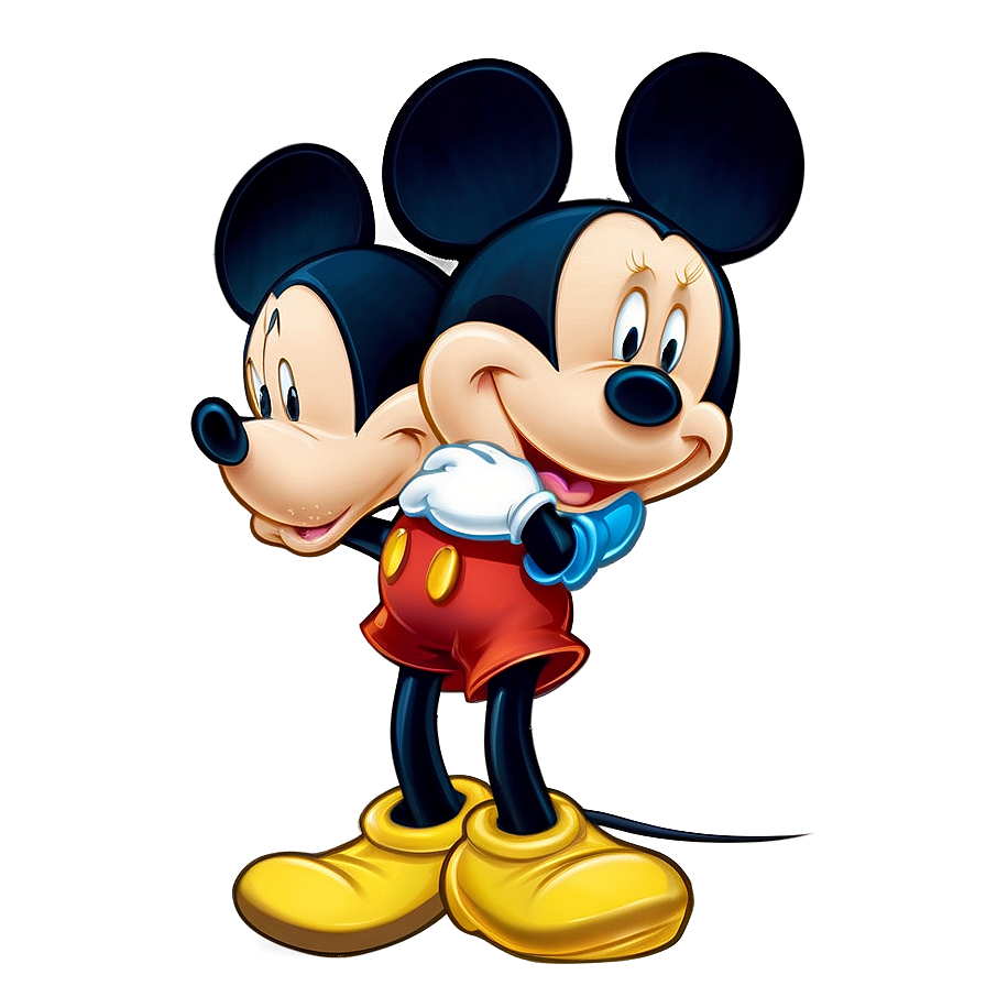 Mickey And Minnie Family Png Gol PNG Image