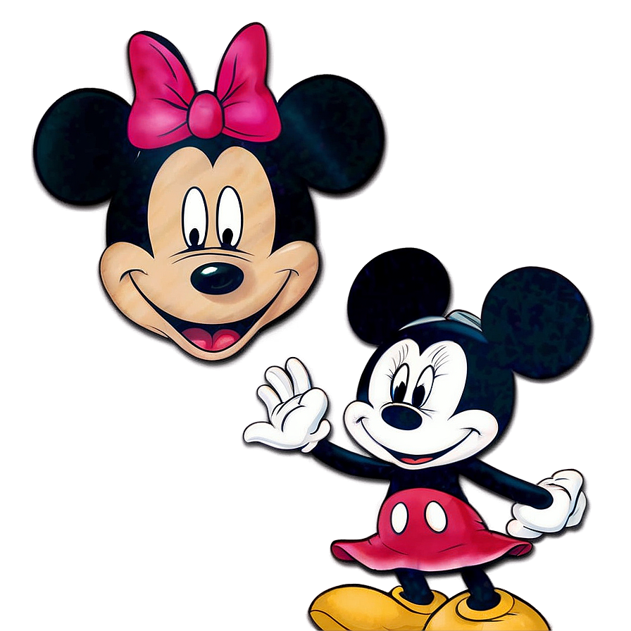 Mickey And Minnie In Paris Png Ygf96 PNG Image