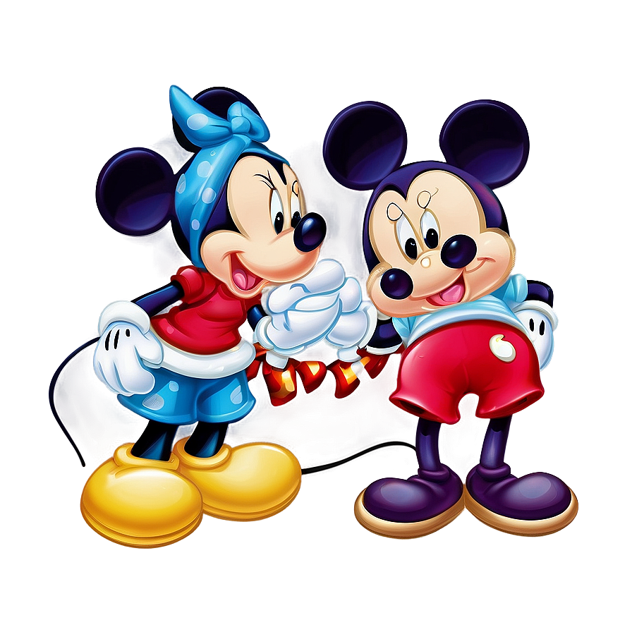 Mickey And Minnie New Year Png 62 PNG Image