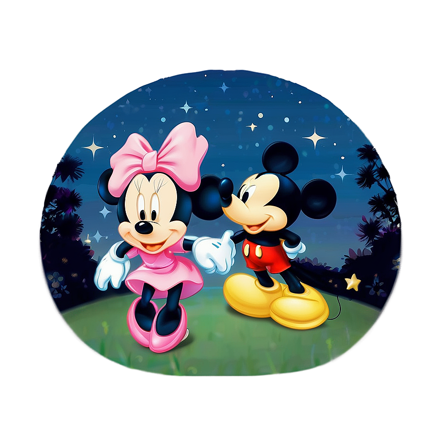 Mickey And Minnie Under The Stars Png 69 PNG Image