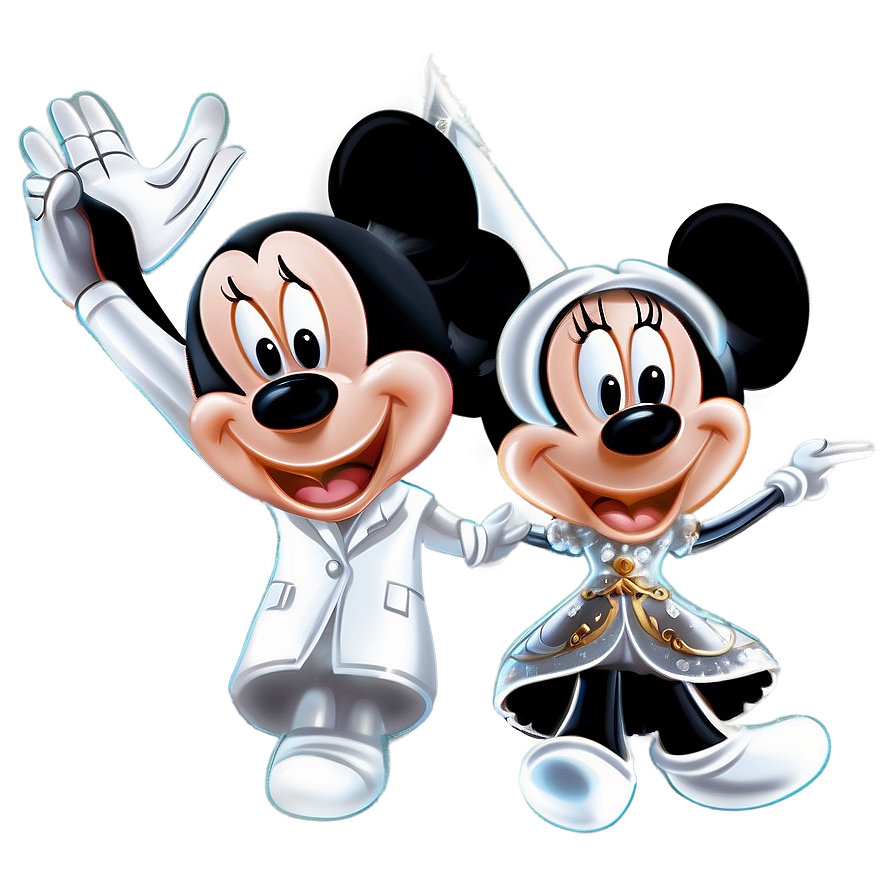 Mickey And Minnie Wedding Png 44 PNG Image