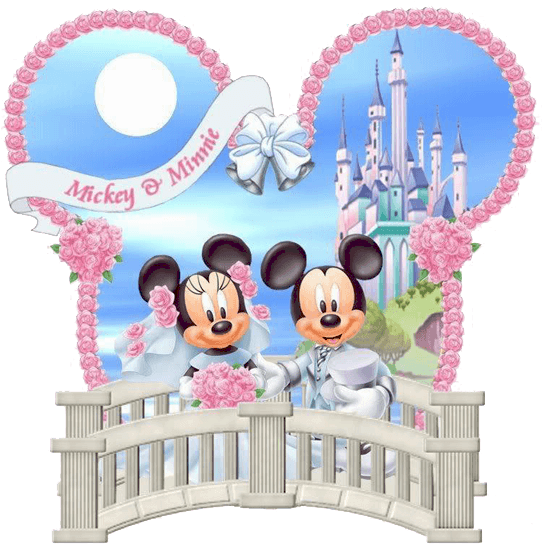 Mickey Minnie Castle Backdrop.png PNG Image