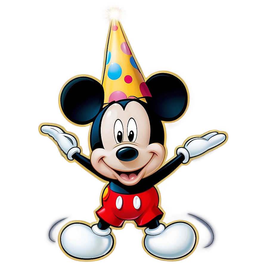 Mickey Mouse Birthday Party Playlist Cover Png Ygf PNG Image