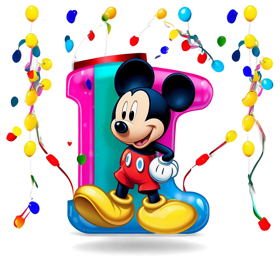 Mickey Mouse Birthday Party Png 96 PNG Image