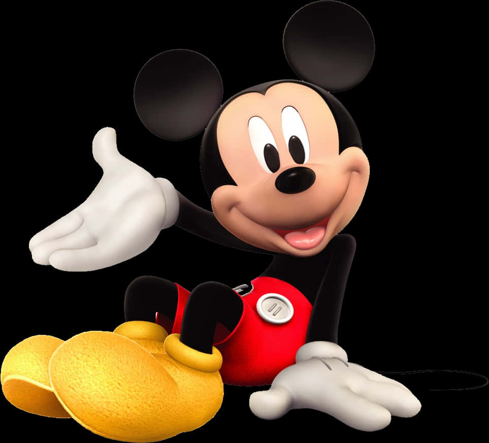 Mickey_ Mouse_ Classic_ Pose PNG Image