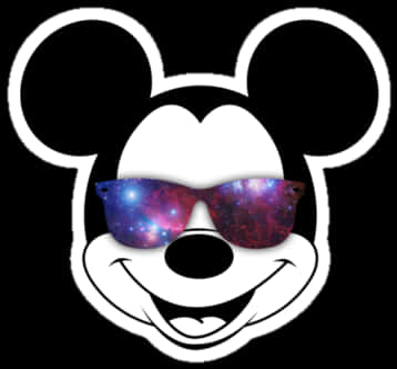 Mickey_ Mouse_ Cosmic_ Sunglasses PNG Image