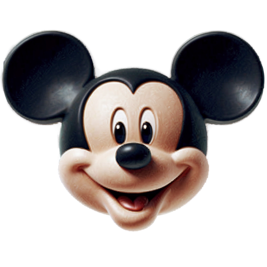 Mickey Mouse Face Closeup Png Bwb60 PNG Image