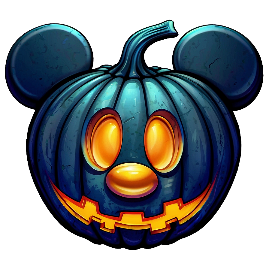 Mickey Mouse Halloween Jack O Lantern Png Cig80 PNG Image