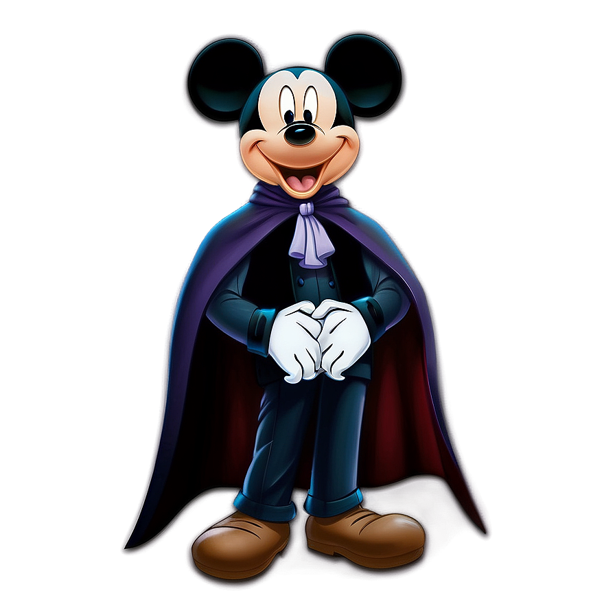 Mickey Mouse Halloween Vampire Png Kht93 PNG Image