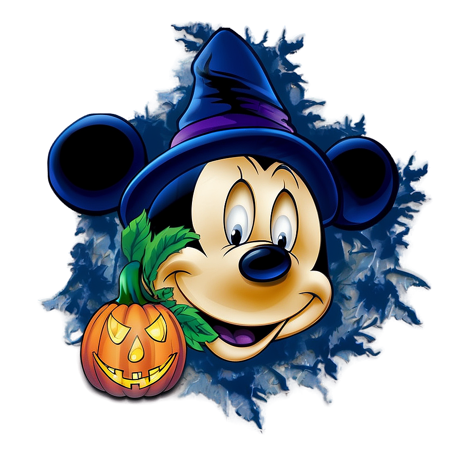 Mickey Mouse Halloween Witchcraft Png 06212024 PNG Image