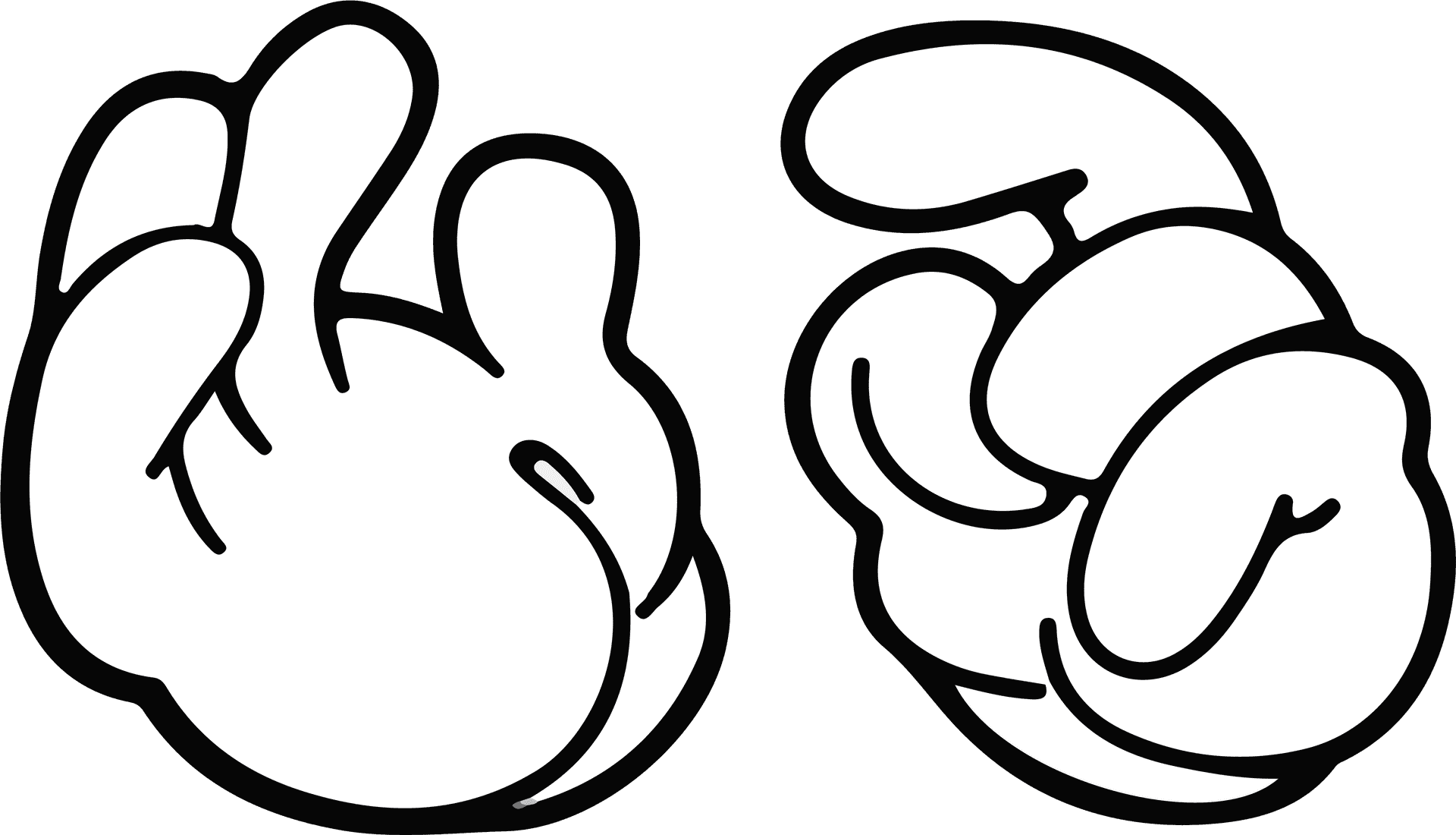 Mickey Mouse Hands Gesture PNG Image