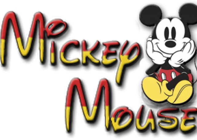 Mickey Mouse Logo Parody PNG Image