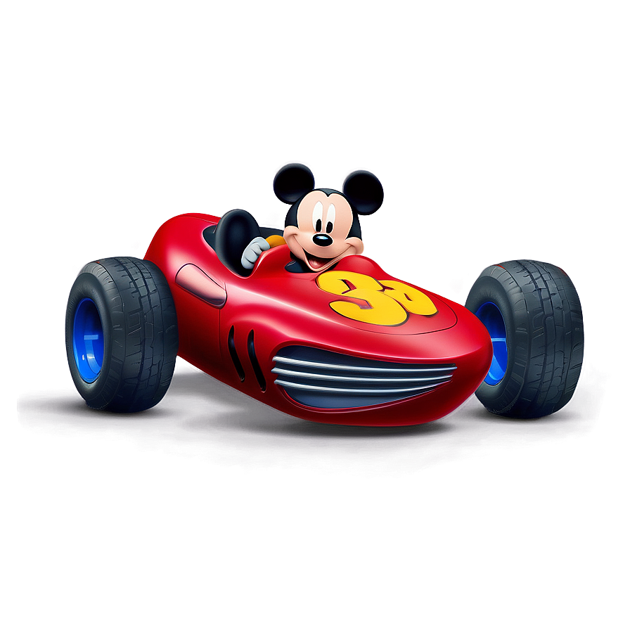 Mickey Mouse Roadster Racer Png Bng PNG Image