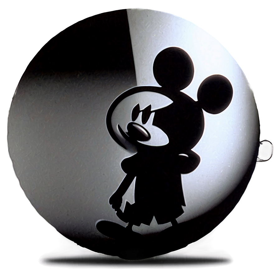 Mickey Mouse Shadow Portrait Png 38 PNG Image