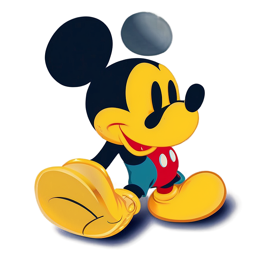 Mickey Mouse Silhouette Stencil Png Tkh PNG Image