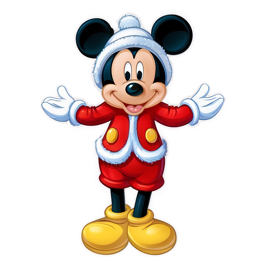 Mickey Mouse Winter Outfit Png Xsl PNG Image