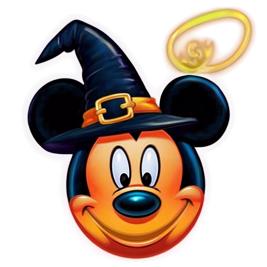 Mickey Mouse Witch Halloween Png Vtk PNG Image