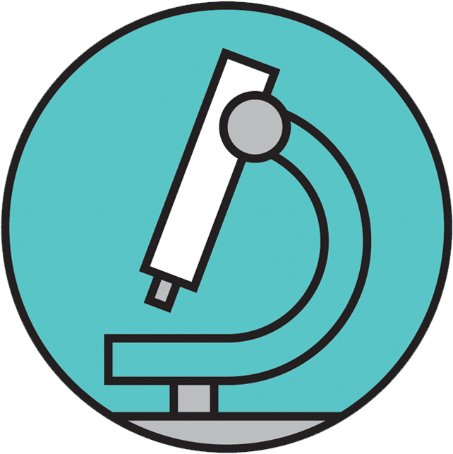 Microscope Icon Graphic PNG Image