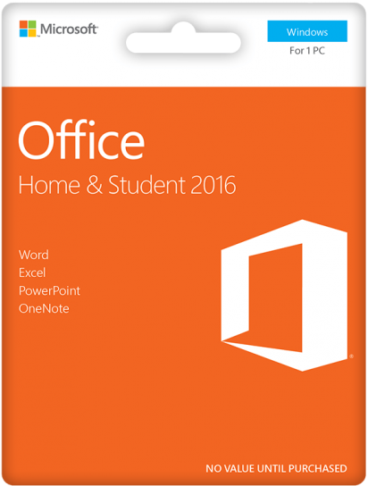 Microsoft Office Home Student2016 Product PNG Image