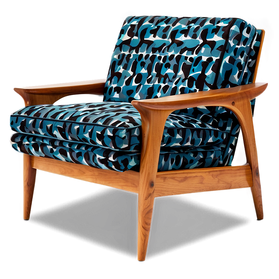 Mid-century Modern Chair Png 06282024 PNG Image