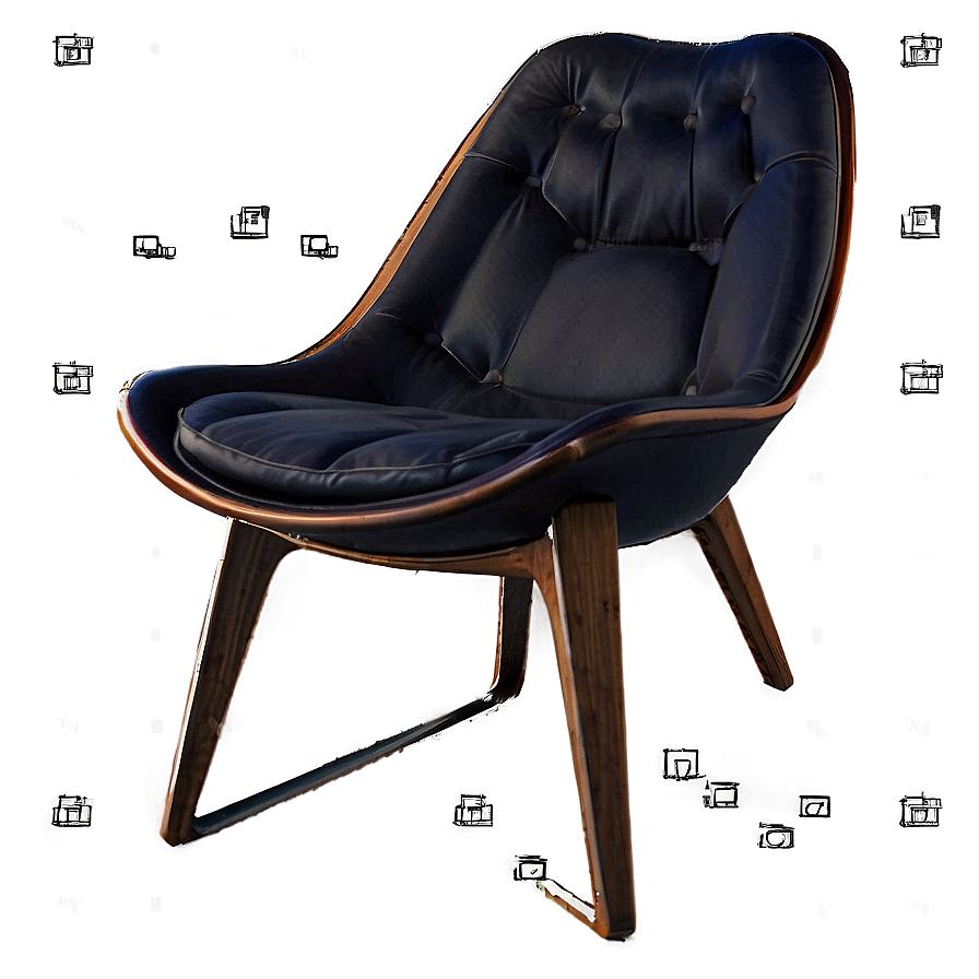 Mid-century Modern Chair Png Jex PNG Image