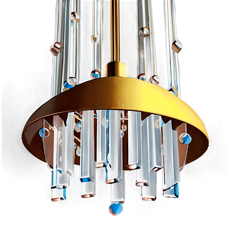 Mid-century Modern Chandelier Png Tbw23 PNG Image