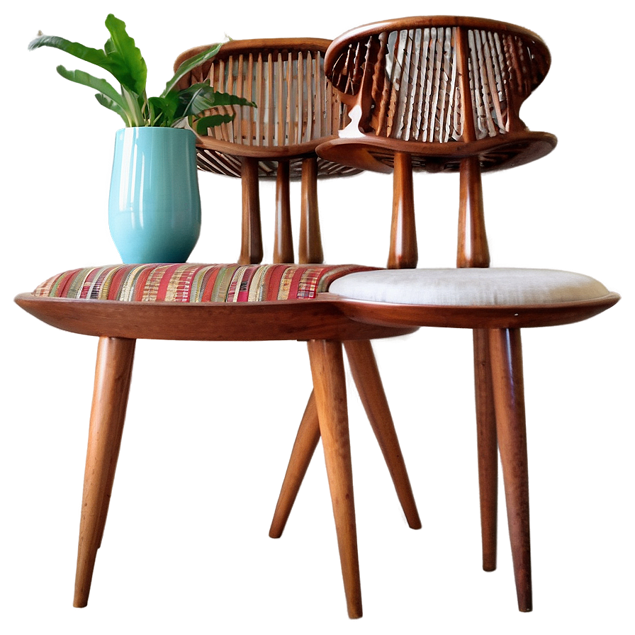 Mid-century Modern Furniture Png Qau41 PNG Image