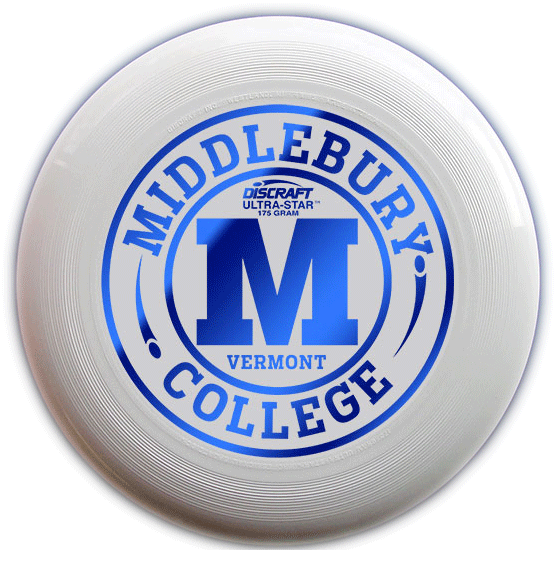 Middlebury College Ultimate Frisbee Disc PNG Image