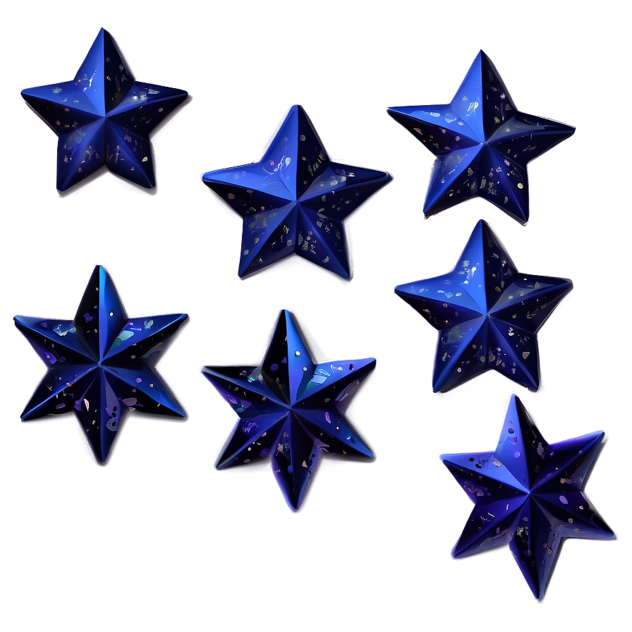 Midnight Blue Stars Png Fro74 PNG Image