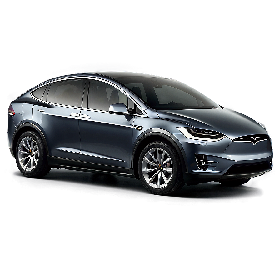 Midnight Silver Tesla Model X Png 53 PNG Image