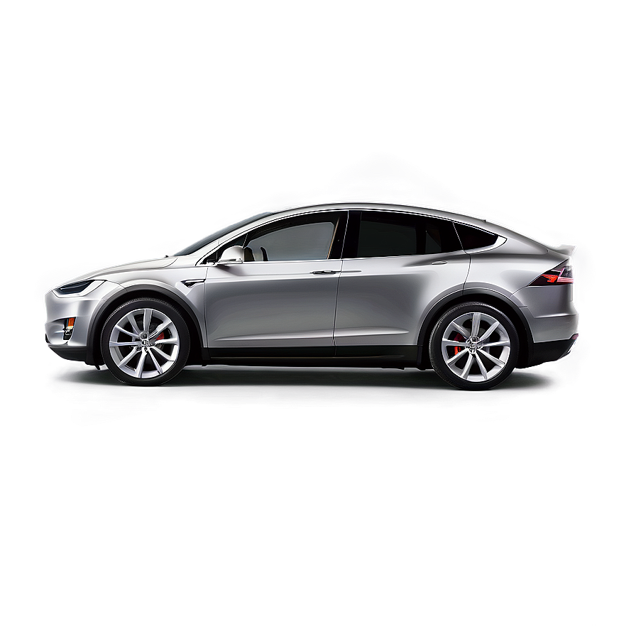 Midnight Silver Tesla Model X Png Hon42 PNG Image