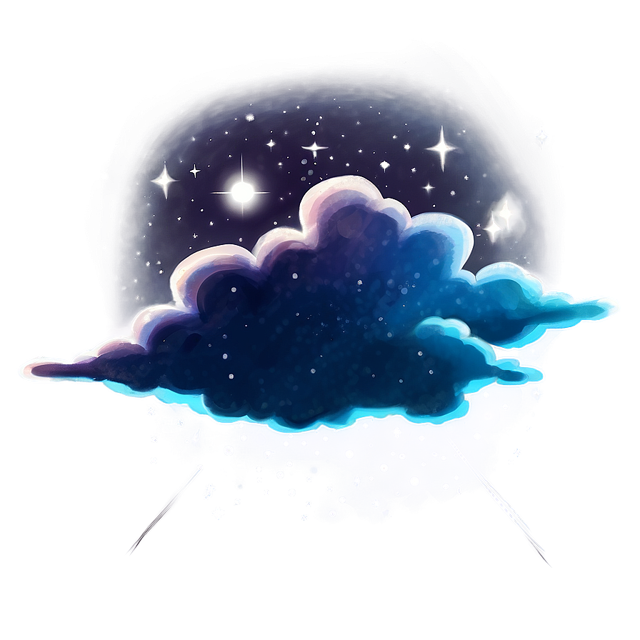 Midnight Stardust Sky Png 86 PNG Image