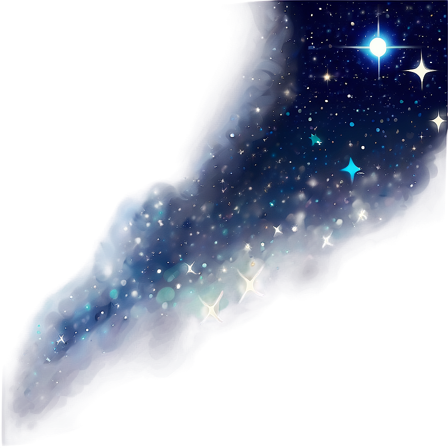 Midnight Starry Sky Background Png Xip PNG Image