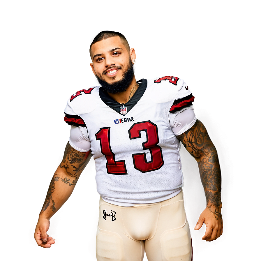 Mike Evans Victory Pose Png 4 PNG Image