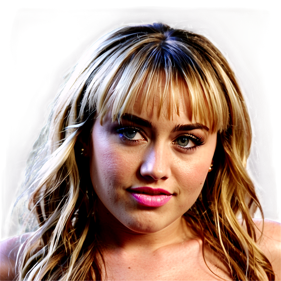 Miley Cyrus Close-up Png Ahl PNG Image