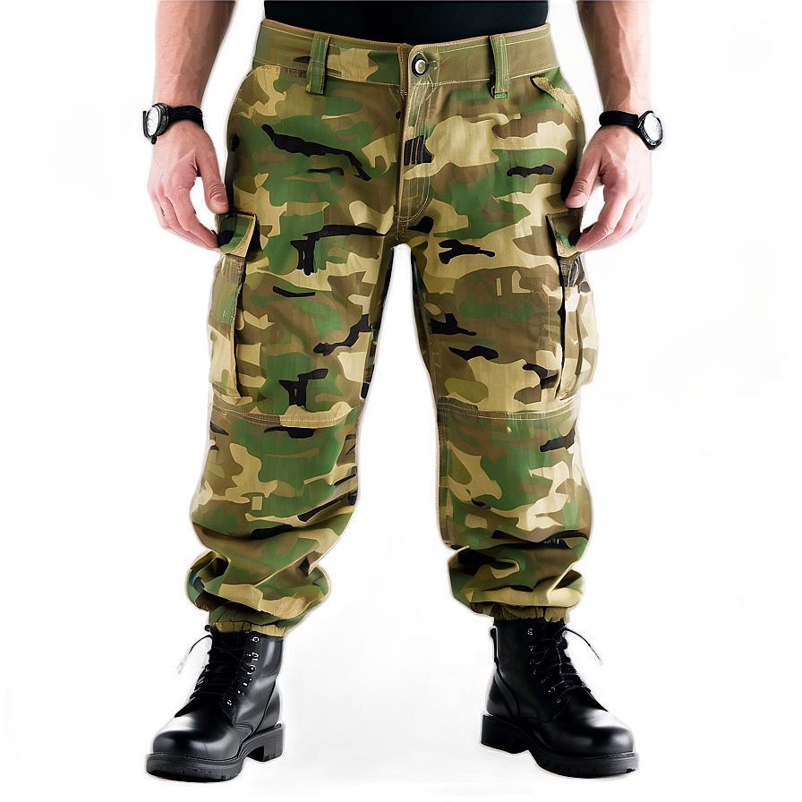 Military Cargo Pants Png Cyf PNG Image