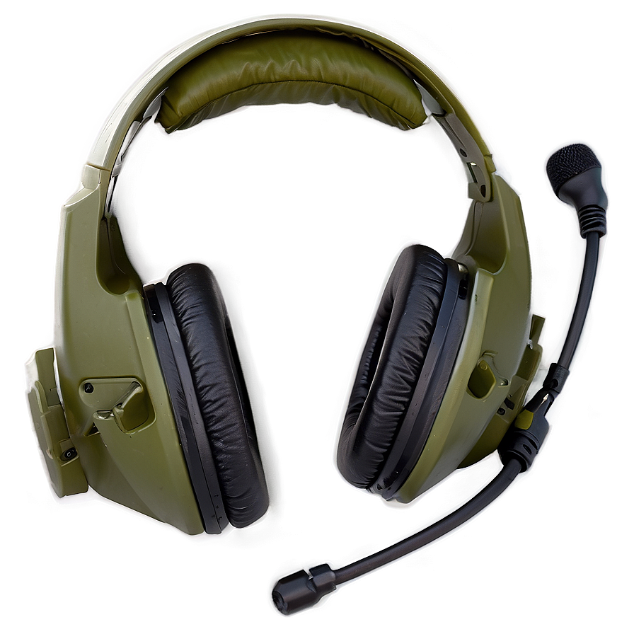 Military Grade Headset With Noise-cancelling Mic Png 06292024 PNG Image