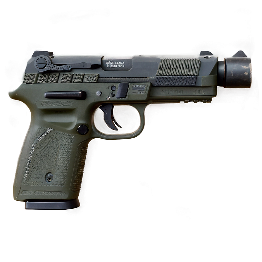 Military Handgun Png 32 PNG Image