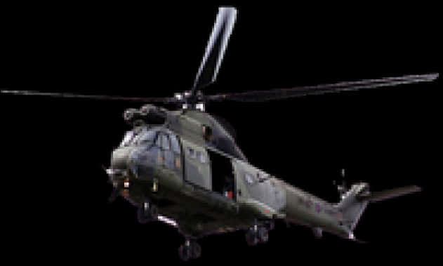 Military_ Helicopter_in_ Flight PNG Image