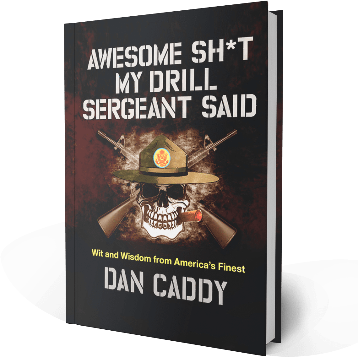 Military Humor Book Cover Dan Caddy PNG Image