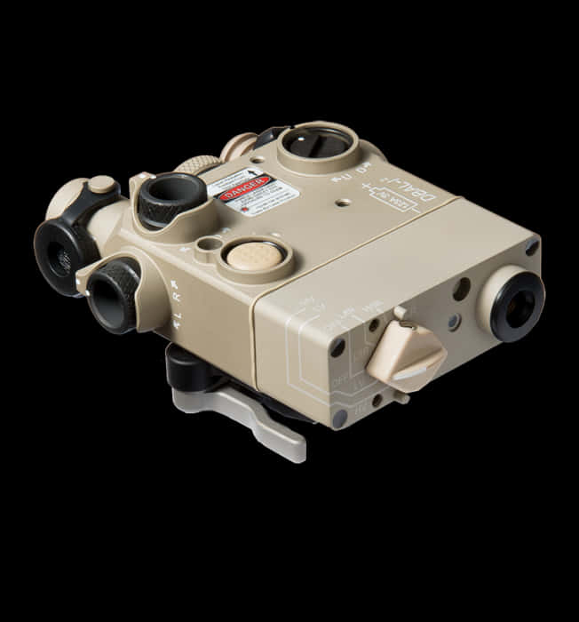 Military Laser Designator Device PNG Image