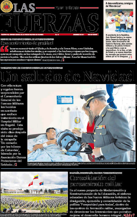 Military Officer Visits Hospitalized Soldier PNG Image