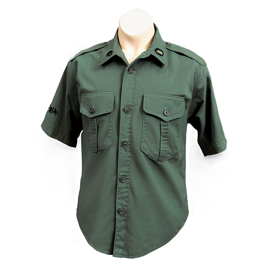 Military Shirt Pocket Display Png 47 PNG Image