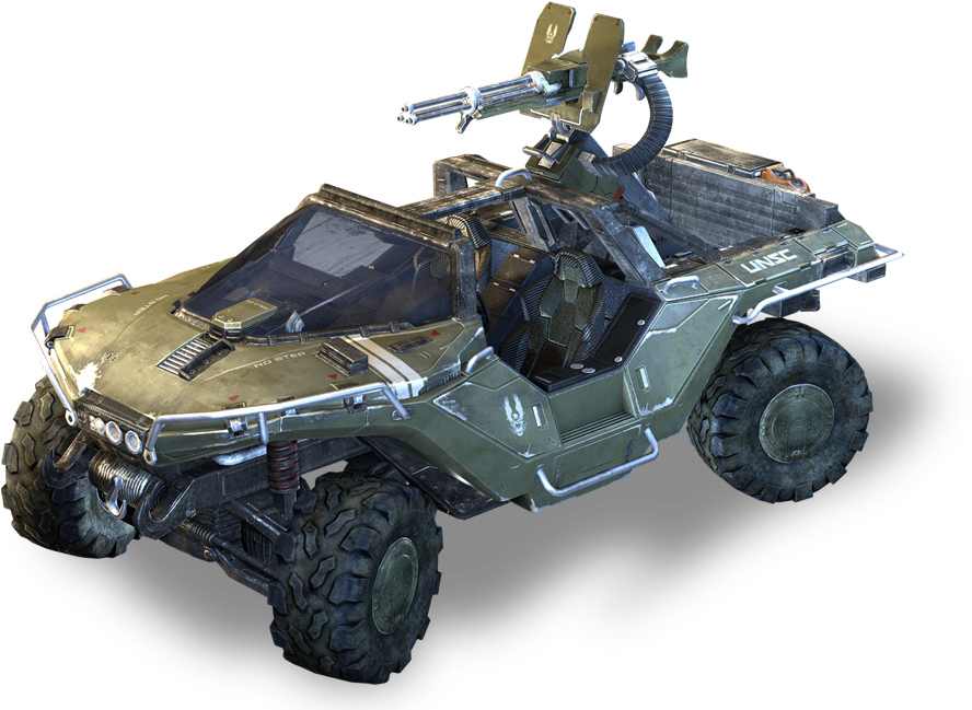 Military Style Futuristic Vehicle PNG Image