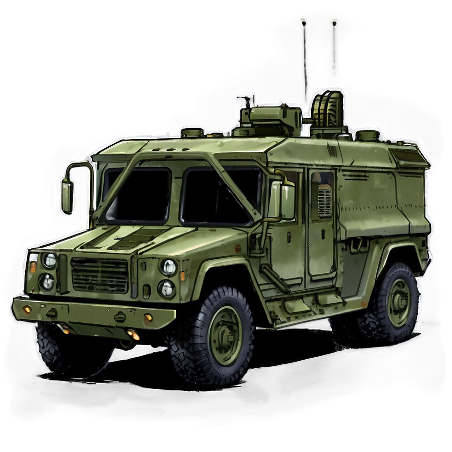 Military Vehicle Sketch Png Yfi PNG Image