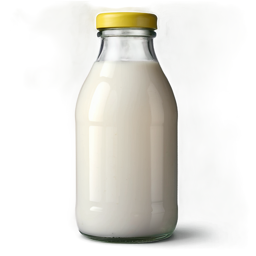 Milk Bottle With Label Png Kqi28 PNG Image