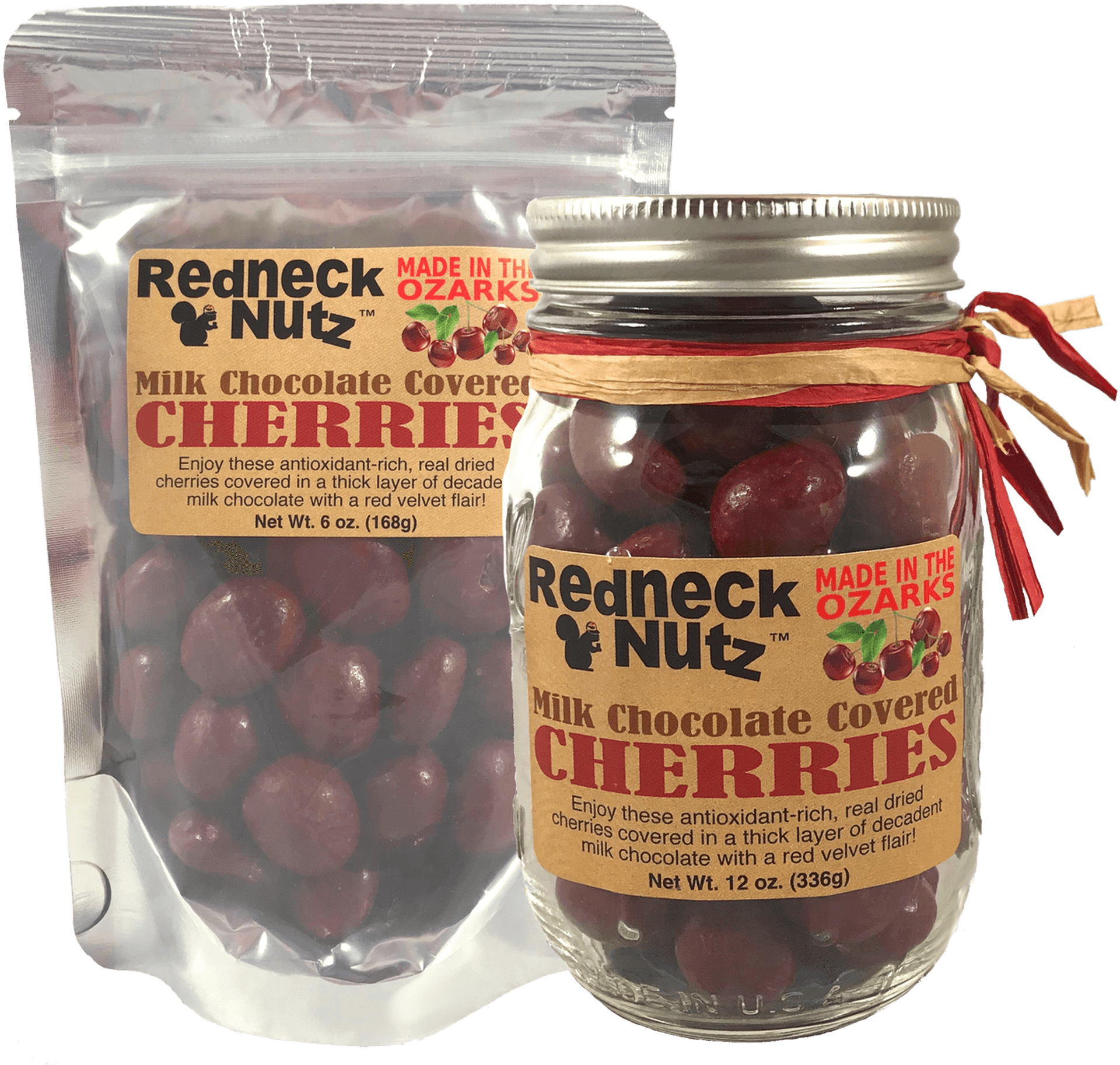 Milk Chocolate Covered Cherries Packaging PNG Image